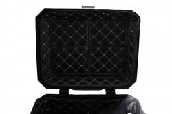 Βαλιτσάκι STR/0857 45λιτ.τετραγ.Μαύρο με Επενδ.και Μαξιλάρι Πλάτης